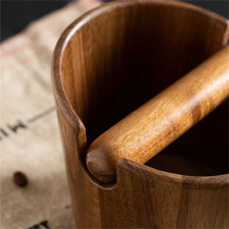 Acacia Wood Coffee Grinder